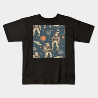 Astronaut Pattern Kids T-Shirt